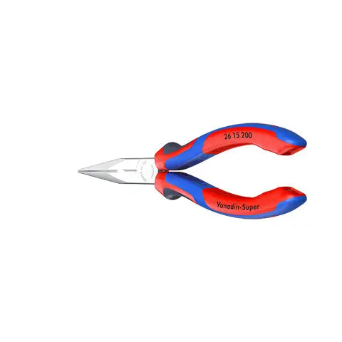 Knipex Snipe Nose Side Cutting Pliers Chrome 200mm Stork Beak Plier Multi Component Grips 26 15 200  White Rose Tools