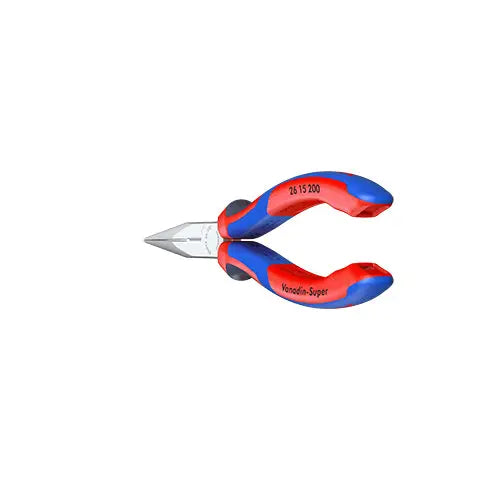 Knipex Snipe Nose Side Cutting Pliers Chrome 200mm Stork Beak Plier Multi Component Grips 26 15 200  White Rose Tools