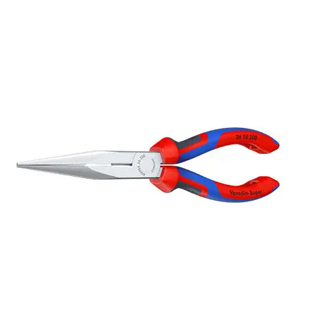 Knipex Snipe Nose Side Cutting Pliers Chrome 200mm Stork Beak Plier Multi Component Grips 26 15 200  White Rose Tools