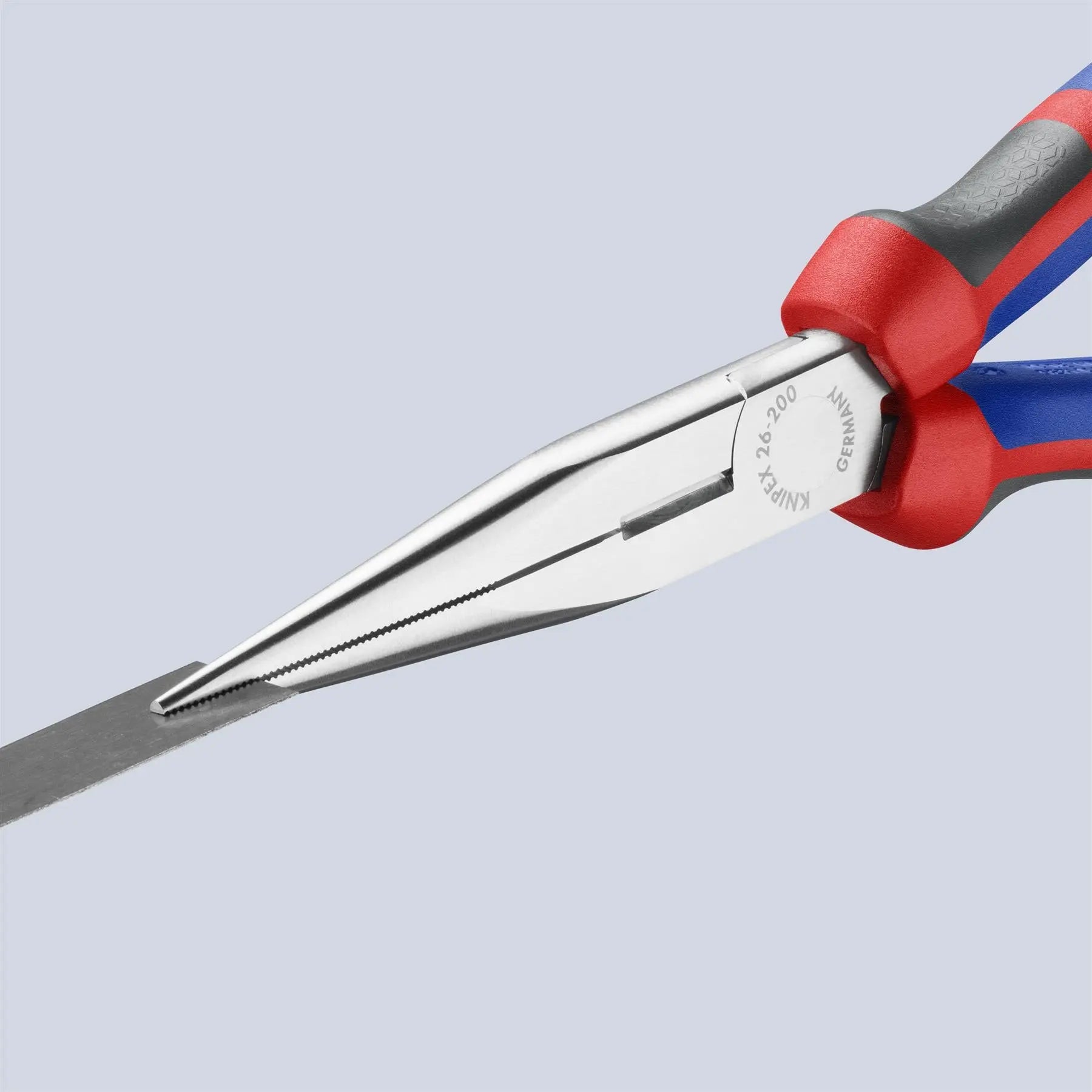 Knipex Snipe Nose Side Cutting Pliers Chrome 200mm Stork Beak Plier Multi Component Grips 26 15 200  White Rose Tools