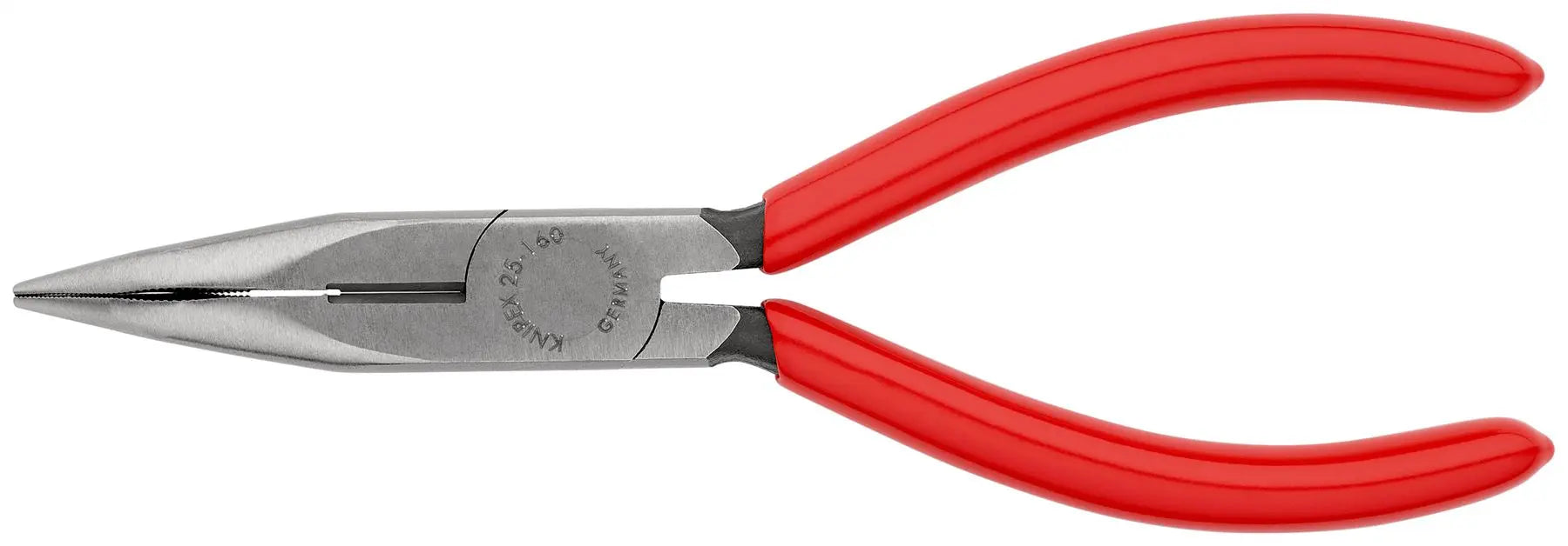 Knipex Snipe Nose Side Cutting Radio Pliers 40 Degrees Angled Jaws 160mm 25 21 160  White Rose Tools