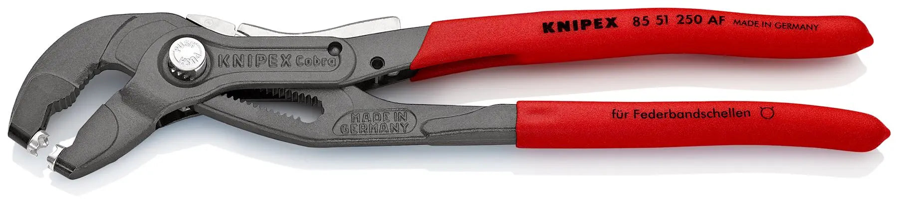 Knipex Spring Hose Clamp Pliers with Locking Device 250mm 85 51 250 AF 