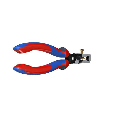 Knipex StriX Insulation Wire Stippiers with Cable Shears 180mm Multi Component Grips 13 62 180  White Rose Tools