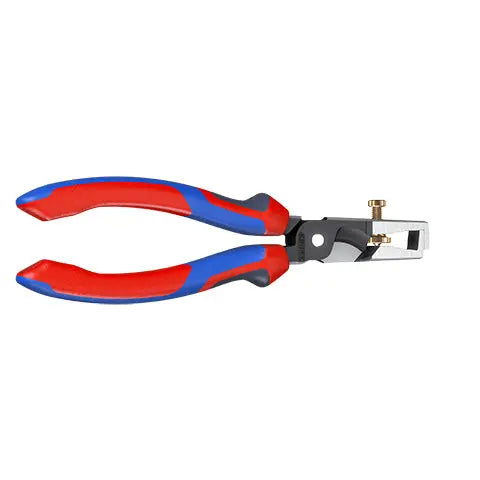 Knipex StriX Insulation Wire Stippiers with Cable Shears 180mm Multi Component Grips 13 62 180  White Rose Tools
