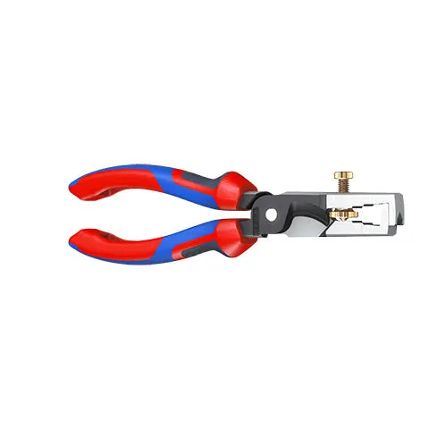 Knipex StriX Insulation Wire Stippiers with Cable Shears 180mm Multi Component Grips 13 62 180  White Rose Tools