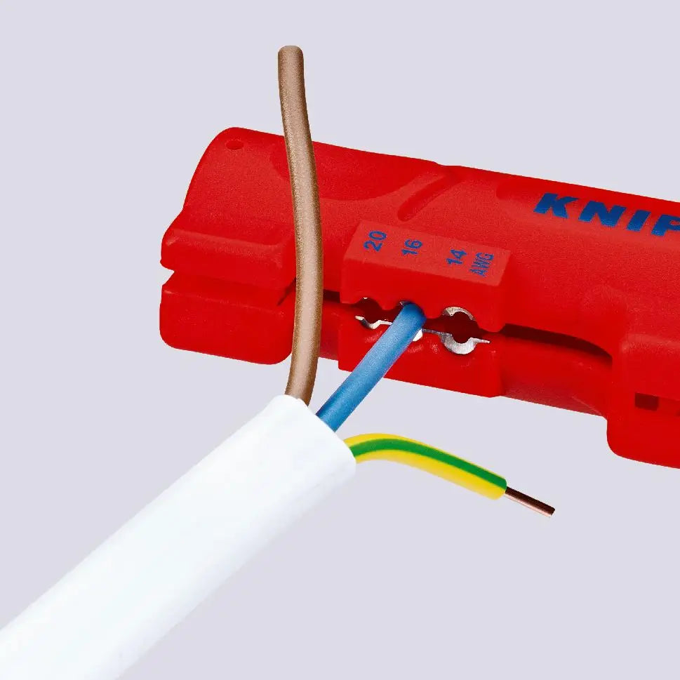 Knipex Stripping Tool for Flat and Round Cable 125mm Dismantling Tool for Data Cable 16 64 125 SB 