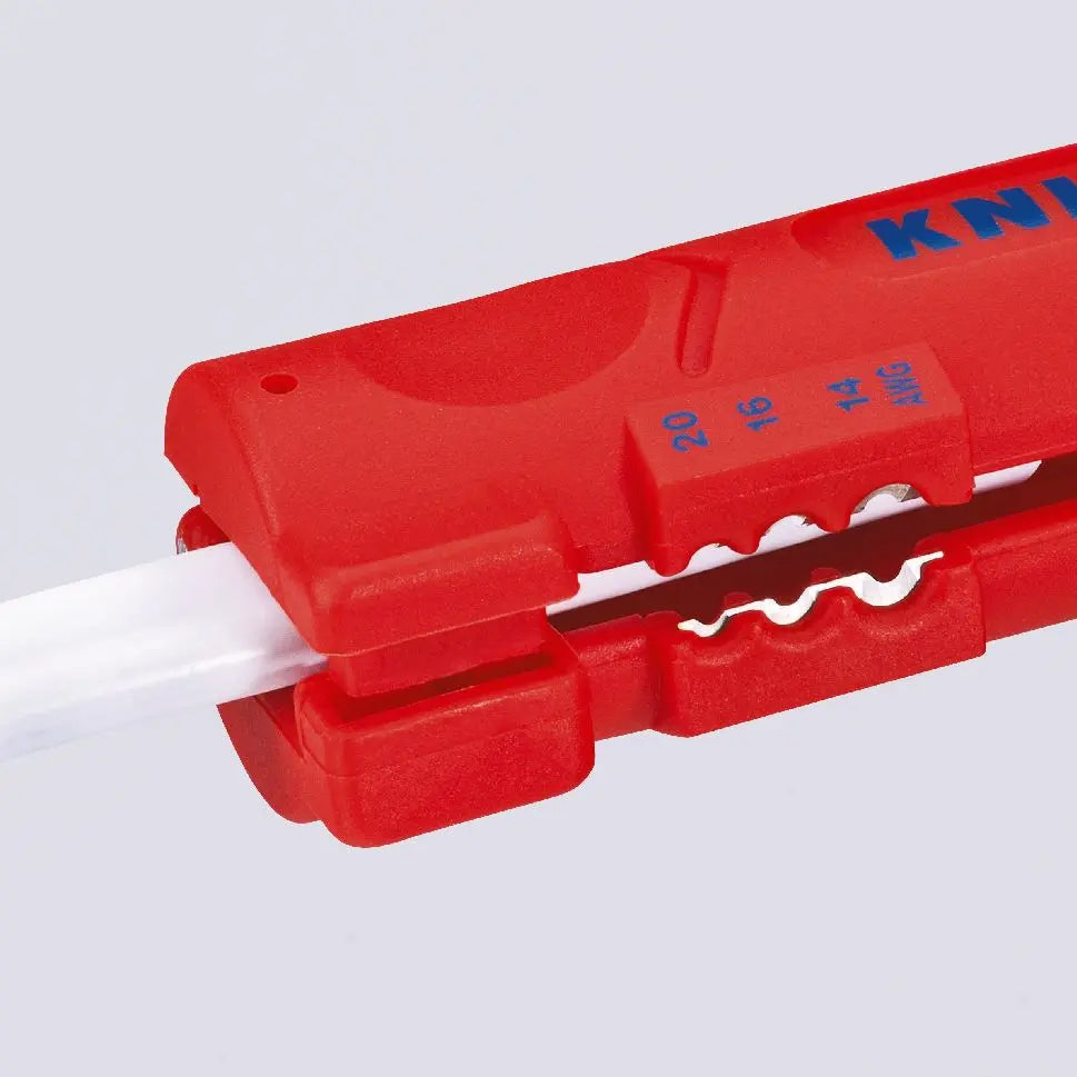 Knipex Stripping Tool for Flat and Round Cable 125mm Dismantling Tool for Data Cable 16 64 125 SB 