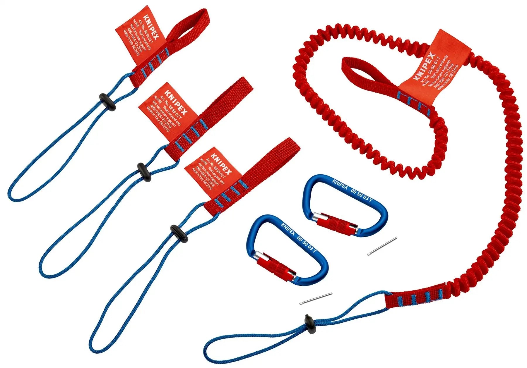 Knipex Tethering System Set Tool Lanyard Working at Height 00 50 04 T BK 