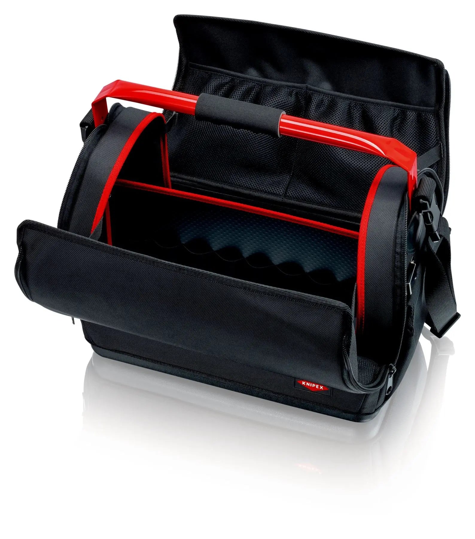 Knipex Tool Bag LightPack Empty Shoulder Strap Steel Handle with Softgrip 00 21 08 LE  White Rose Tools
