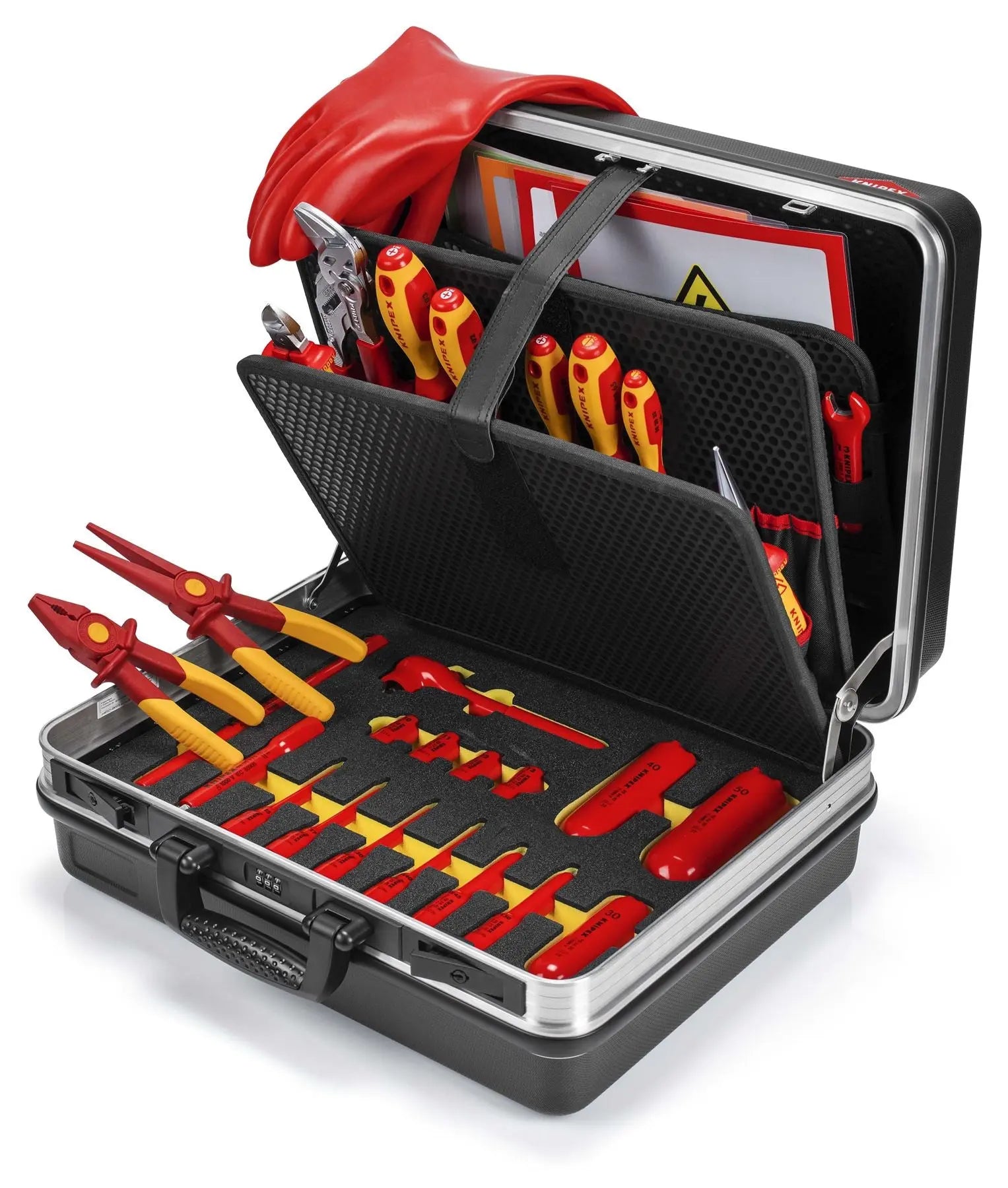 Knipex Tool Case Basic E-Mobility Kit for Electric Vehicle EV Service 00 21 05 EV  White Rose Tools