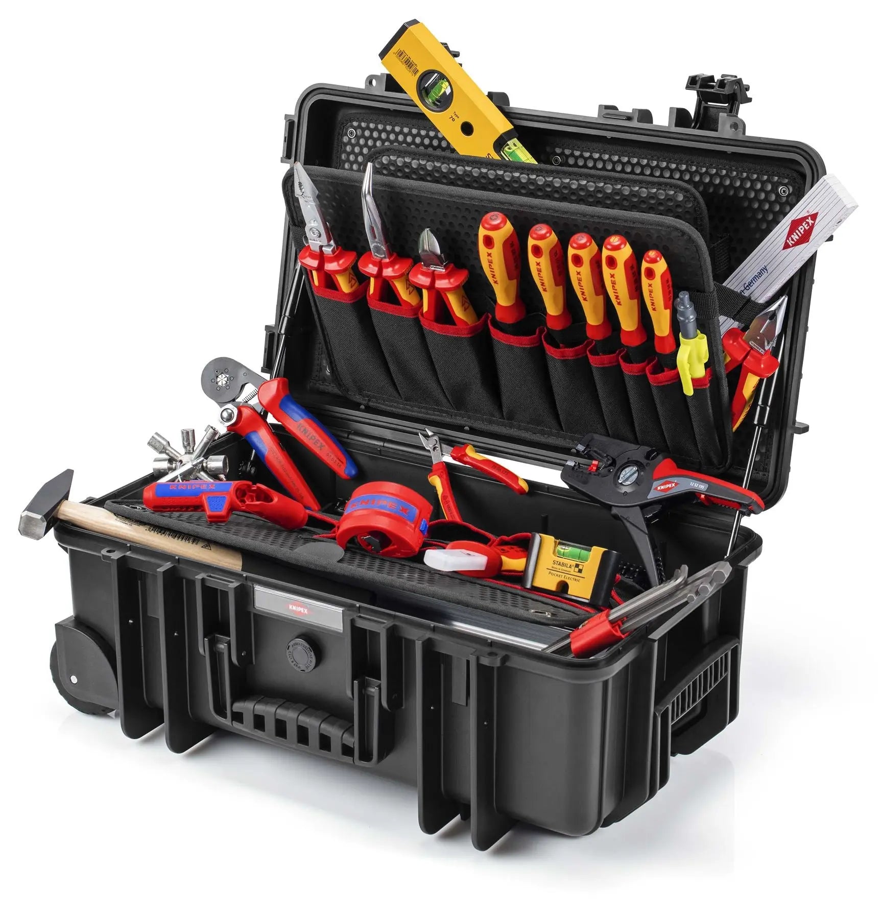 Knipex Tool Case Robust26 Electric Fit to Fly Storage Box 22 Piece Kit 00 21 33 E  White Rose Tools