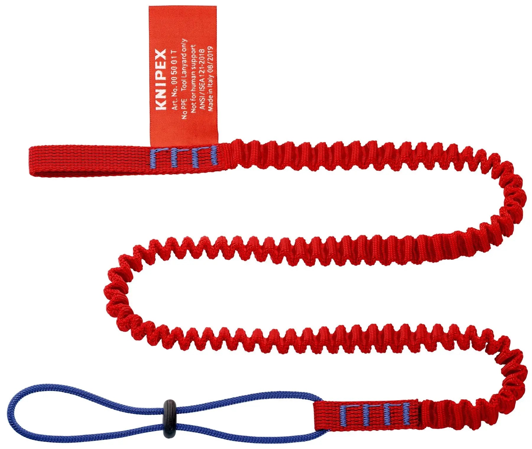 Knipex Tool Tether Lanyard Working at Height 1.5kg Max Load 00 50 01 T BK 