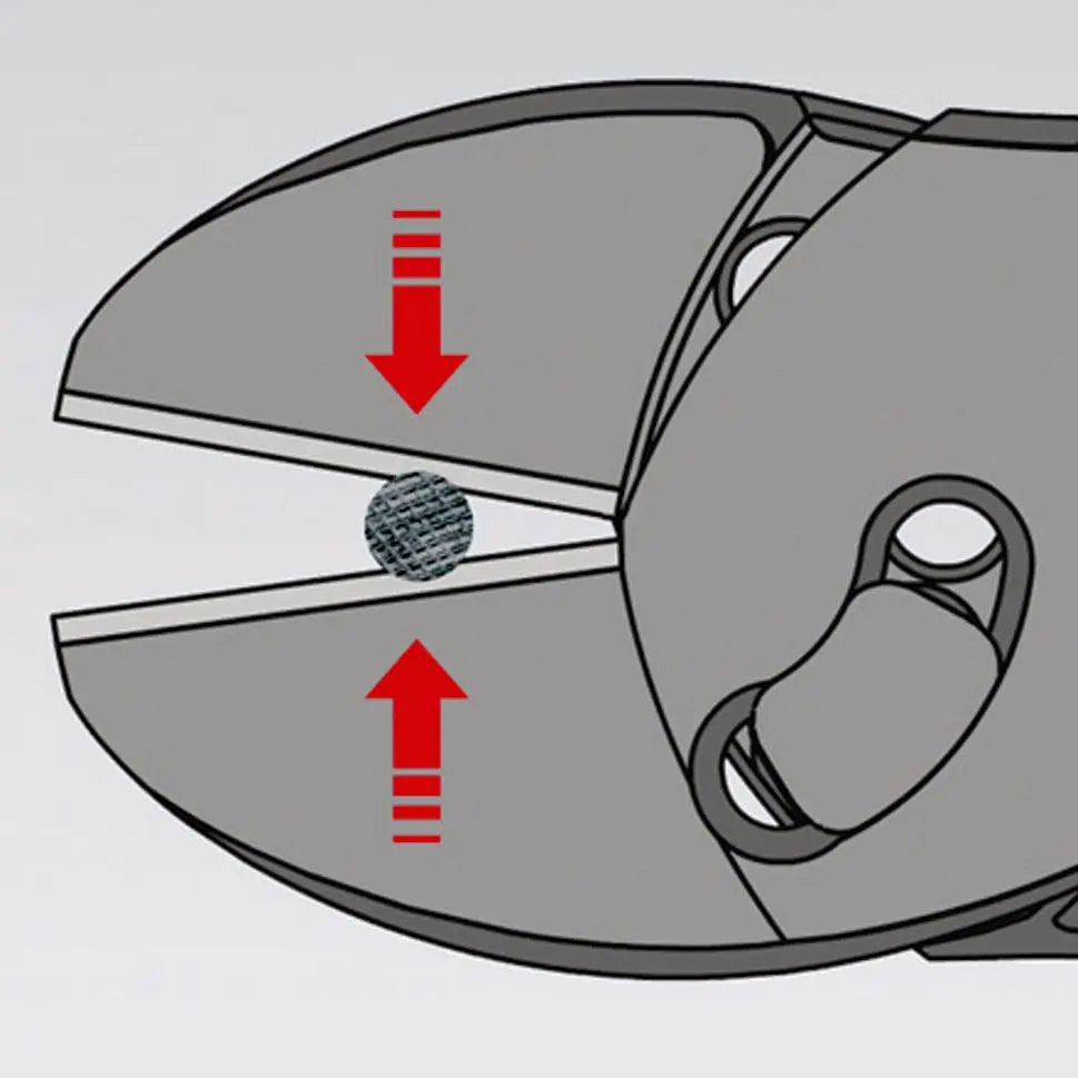 Knipex TwinForce High Performance Diagonal Cutters Cutting Pliers 180mm Opening Spring 73 72 180 F 