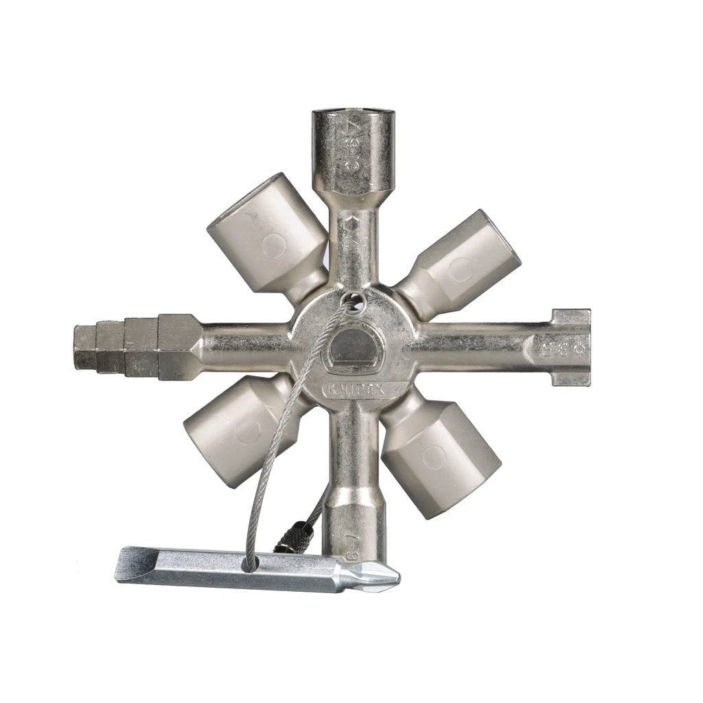 Knipex TwinKey Control Cabinet Key 92mm 00 11 01  White Rose Tools