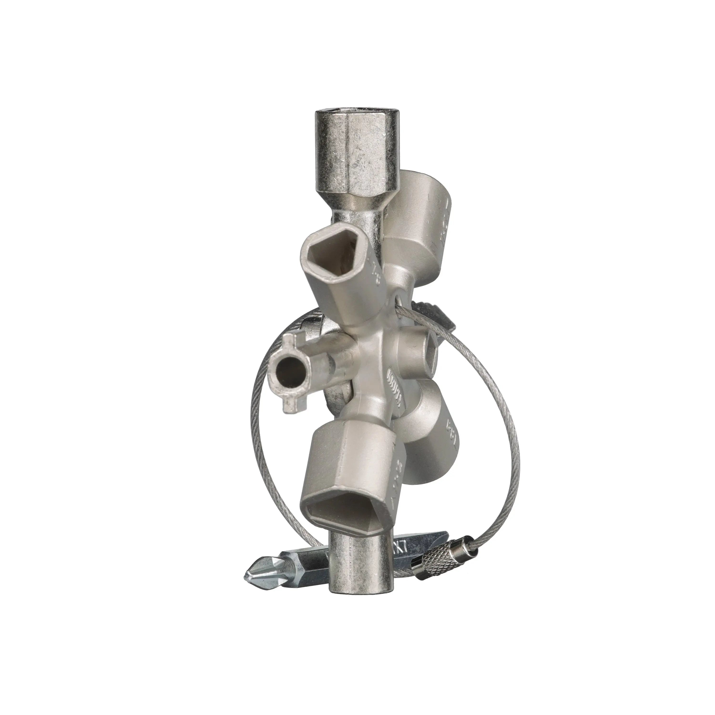 Knipex TwinKey Control Cabinet Key 92mm 00 11 01  White Rose Tools