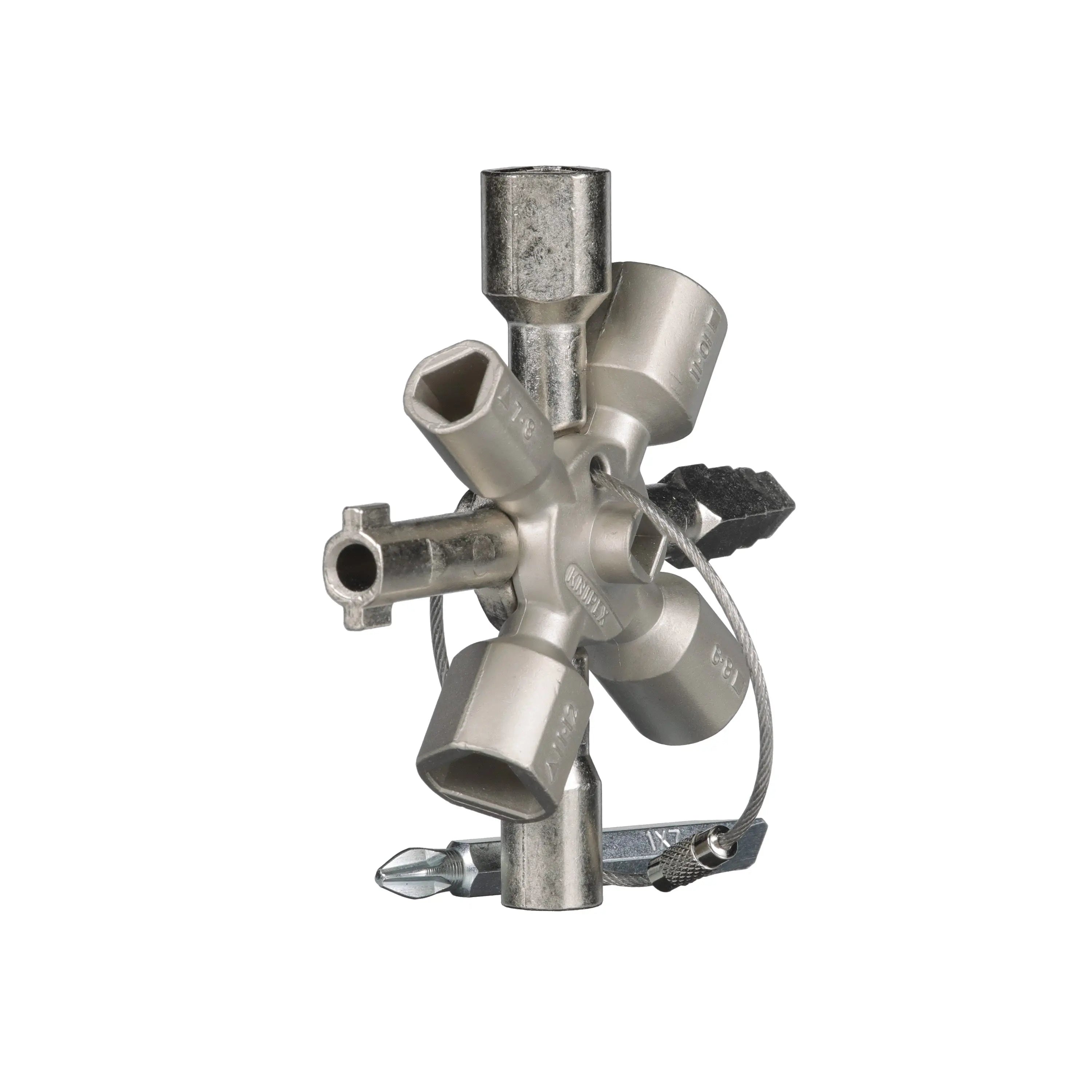 Knipex TwinKey Control Cabinet Key 92mm 00 11 01  White Rose Tools