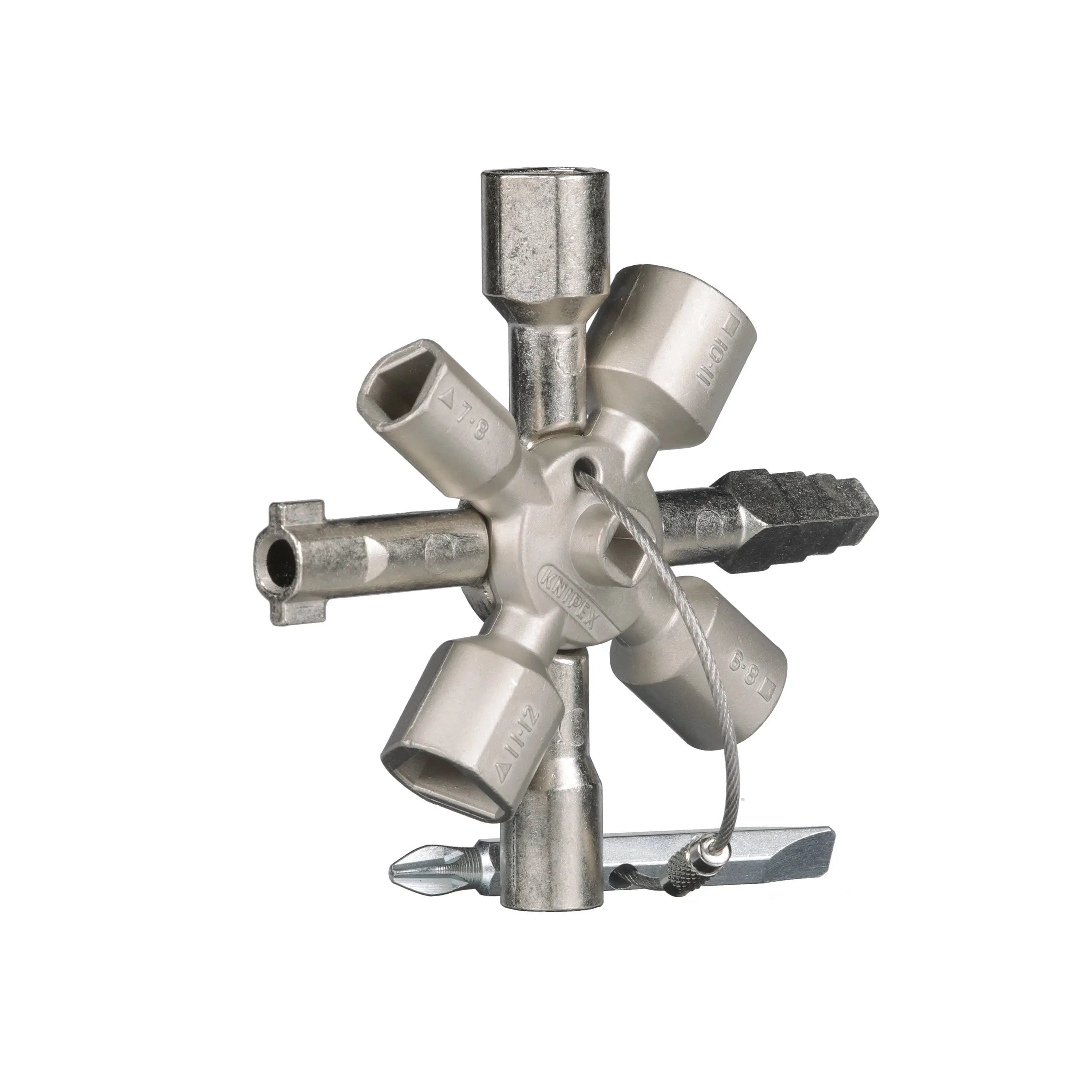 Knipex TwinKey Control Cabinet Key 92mm 00 11 01  White Rose Tools