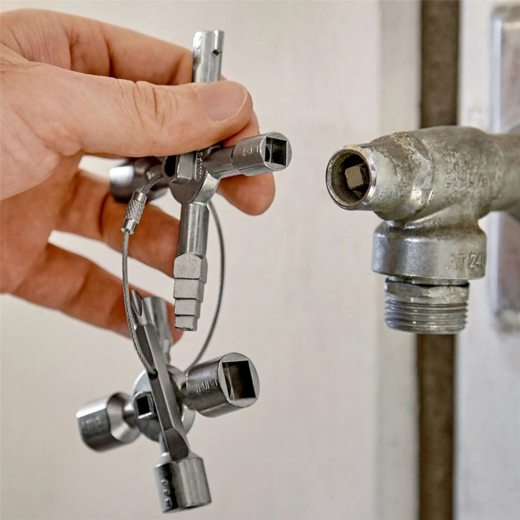 Knipex TwinKey Control Cabinet Key 92mm 00 11 01 