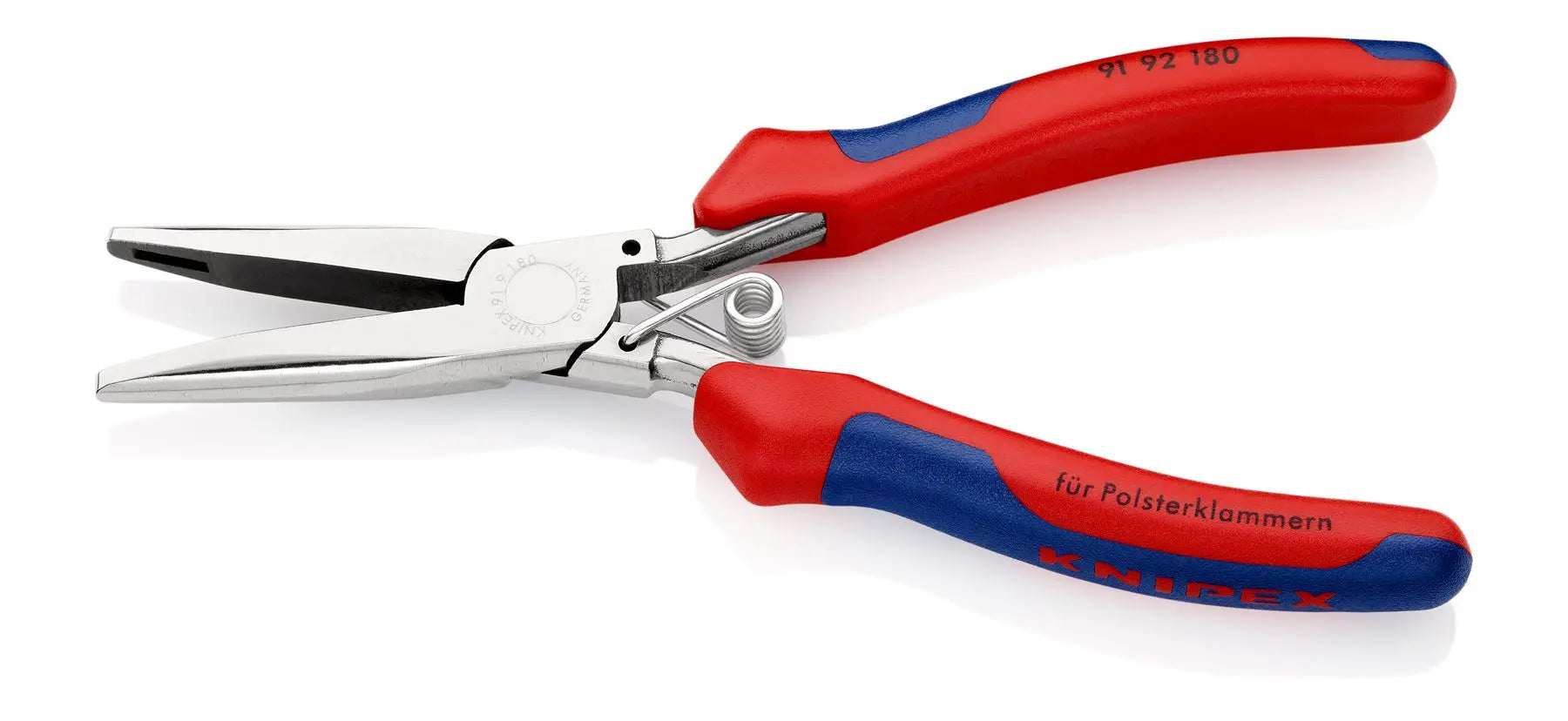 Knipex Upholstery Pliers 180mm Multi Component Grips 71 92 180  White Rose Tools