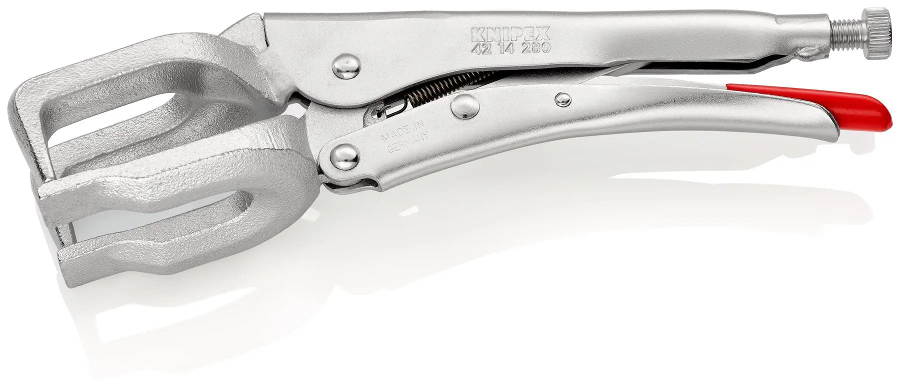 Knipex Welding Grip Locking Pliers 280mm Galvanised 42 14 280  White Rose Tools