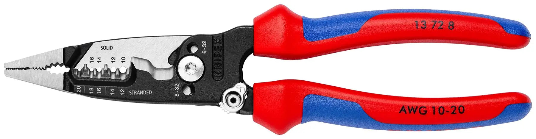Knipex Wire Stripper Multifunction Electrician Pliers American Style Multi Component Grips 13 72 8 