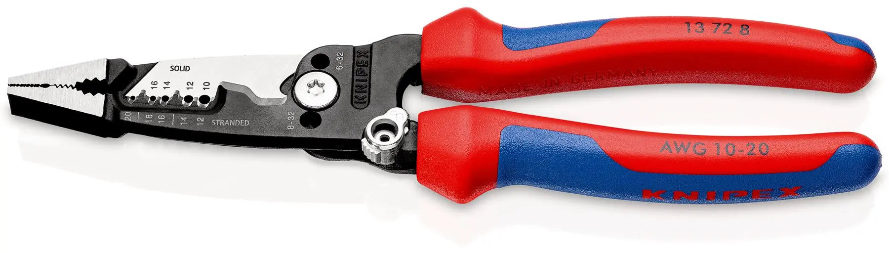 Knipex Wire Stripper Multifunction Electrician Pliers American Style Multi Component Grips 13 72 8 