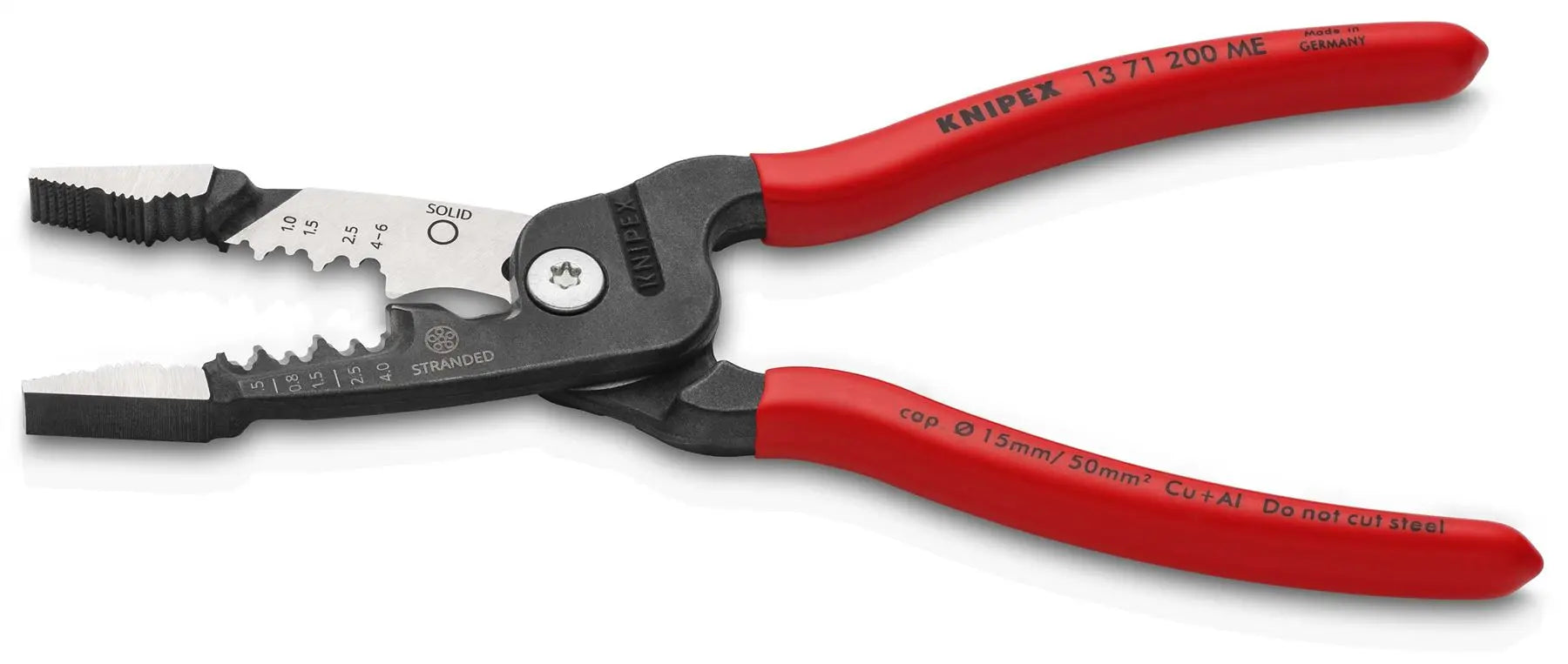 Knipex WireStripper Stripping Pliers 200mm Metric Version 13 71 200 ME  White Rose Tools