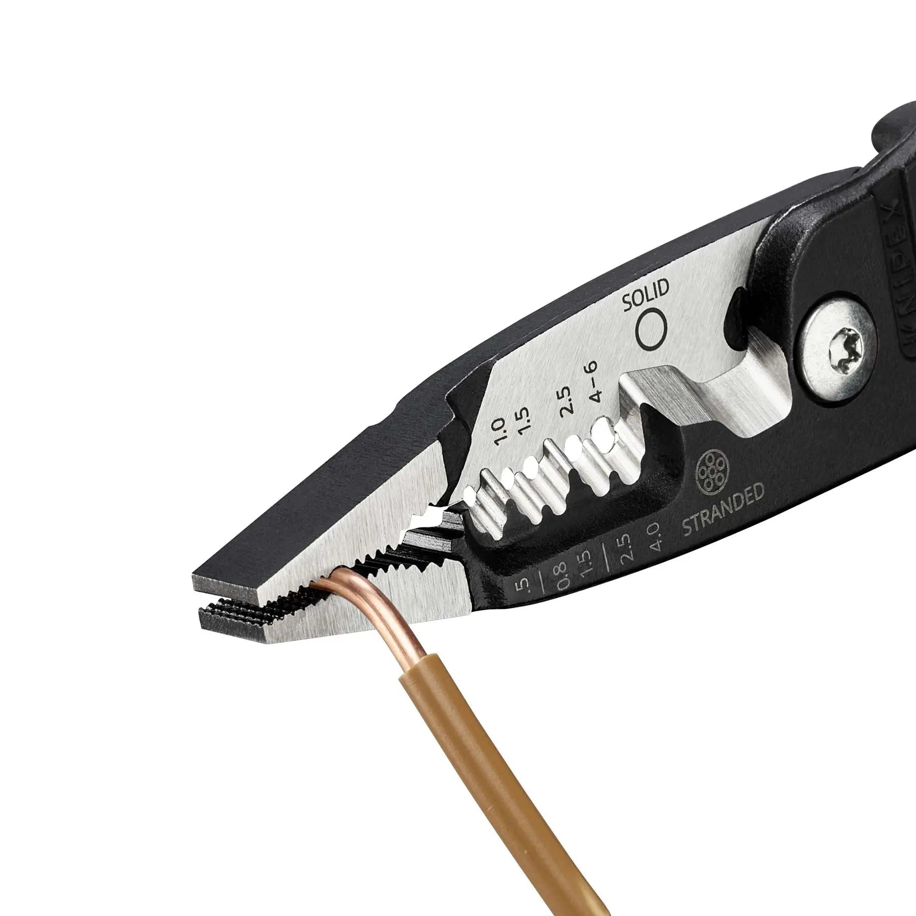 Knipex WireStripper Stripping Pliers 200mm Metric Version 13 71 200 ME  White Rose Tools