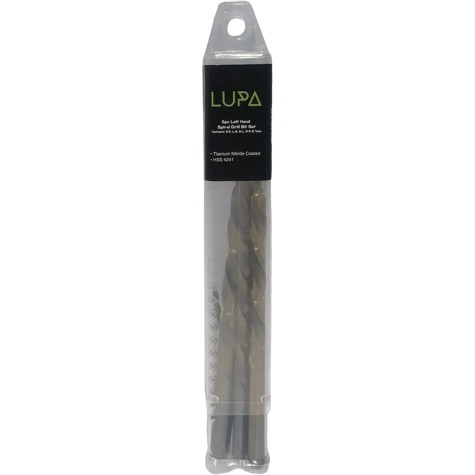 LUPA 5 Piece Left Hand Spiral Drill Bit Set Screw Stud Extraction Remover Removal 