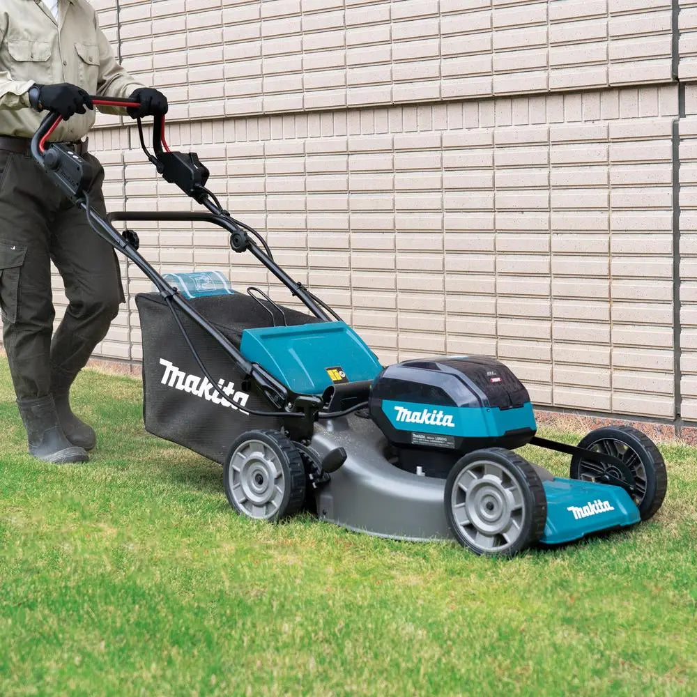 Makita 48cm Lawn Mower 40V Max XGT Li-ion Cordless Garden Grass Outdoor Bare Unit Body Only LM001GZ  White Rose Tools