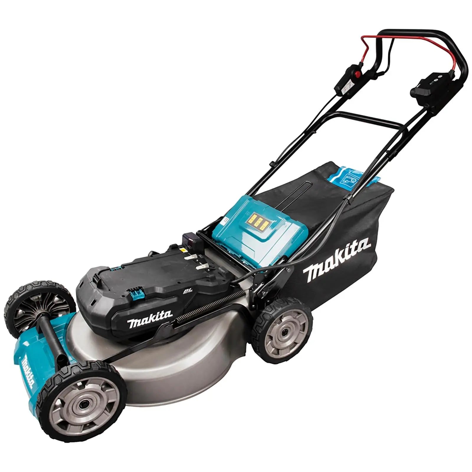 Makita 53cm Lawn Mower 18V 40V Max LXT XGT Li-ion Cordless Garden Grass Outdoor Bare Unit Body Only LM001CZ  White Rose Tools