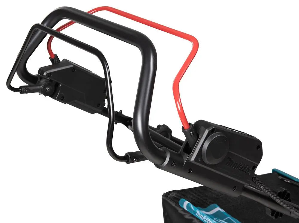 Makita 53cm Lawn Mower 40V Max XGT Li-ion Cordless Garden Grass Outdoor 2 x 5Ah Battery and Dual Fast Charger LM002GT204  White Rose Tools