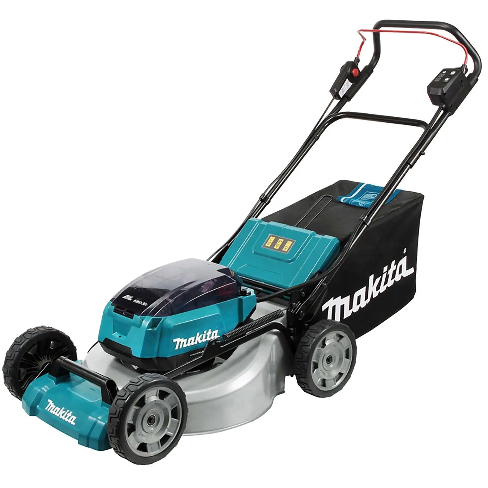 Makita 53cm Lawn Mower Twin 18V LXT Li-ion Cordless Garden Grass Outdoor Bare Unit Body Only DLM530Z  White Rose Tools