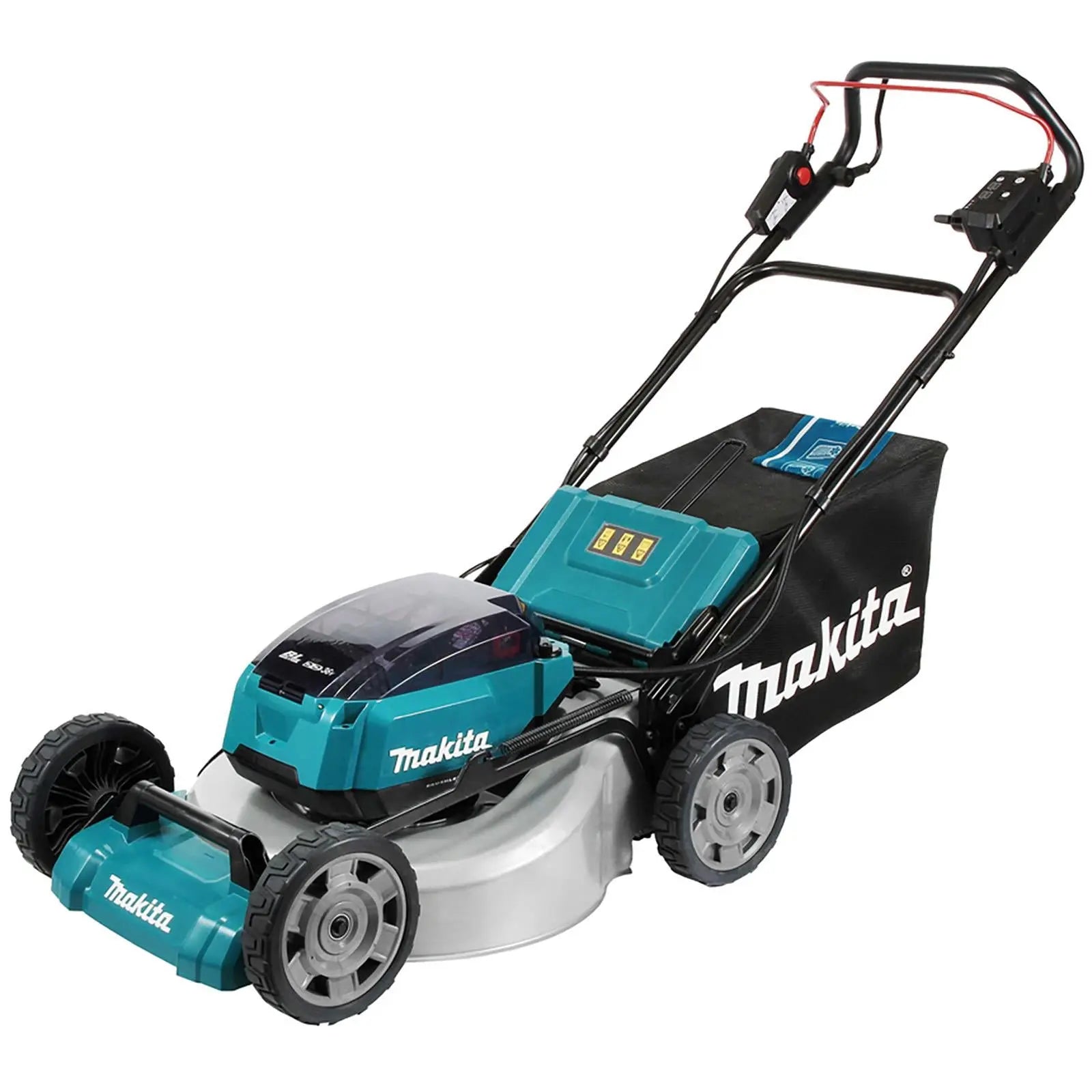 Makita 53cm Lawn Mower Twin 18V LXT Li-ion Cordless Garden Grass Outdoor Bare Unit Body Only DLM532Z  White Rose Tools