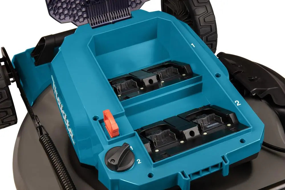 Makita 53cm Lawn Mower Twin 18V LXT Li-ion Cordless Garden Grass Outdoor Bare Unit Body Only DLM532Z  White Rose Tools