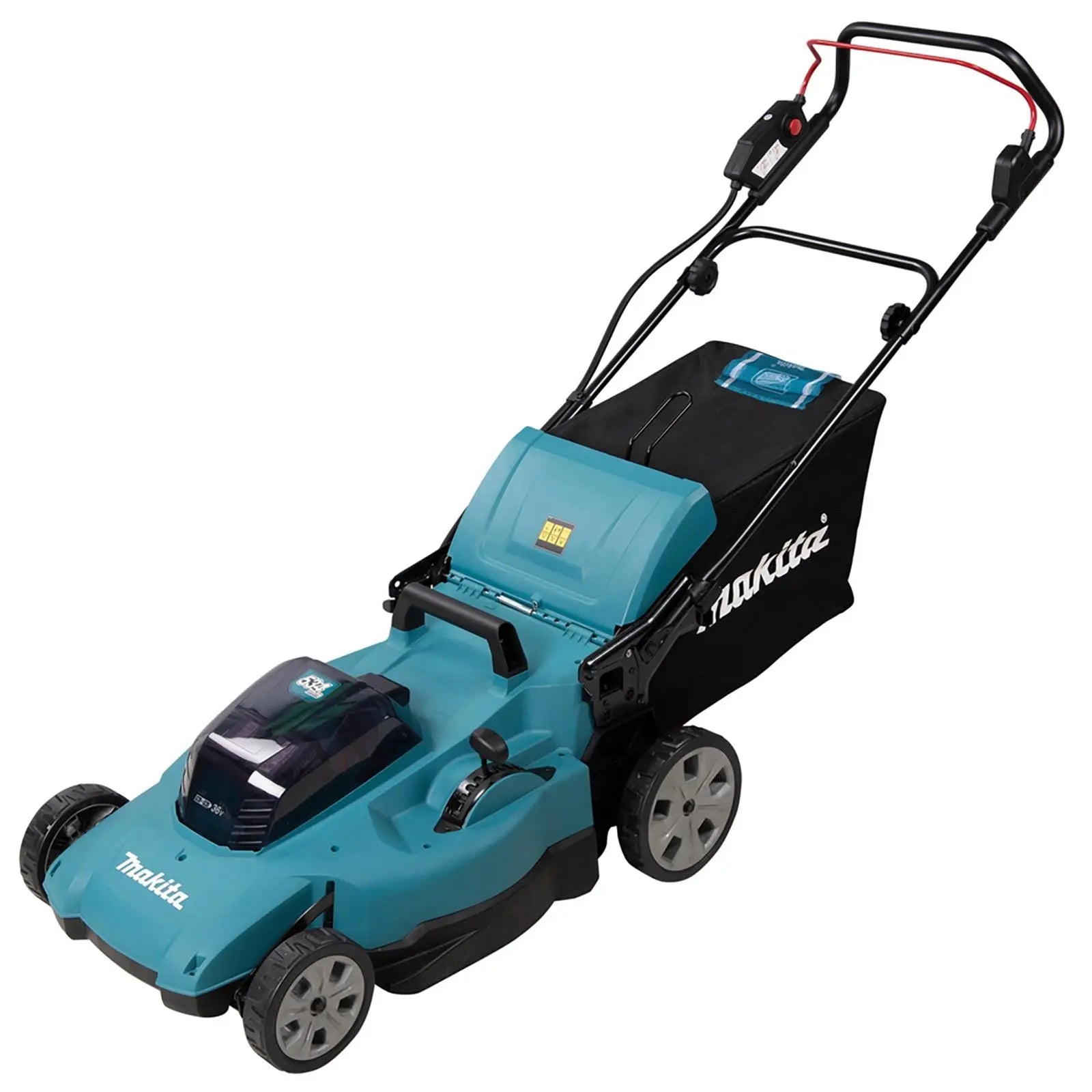 Makita 53cm Lawn Mower Twin 18V LXT Li-ion Cordless Garden Grass Outdoor Bare Unit Body Only DLM538Z  White Rose Tools