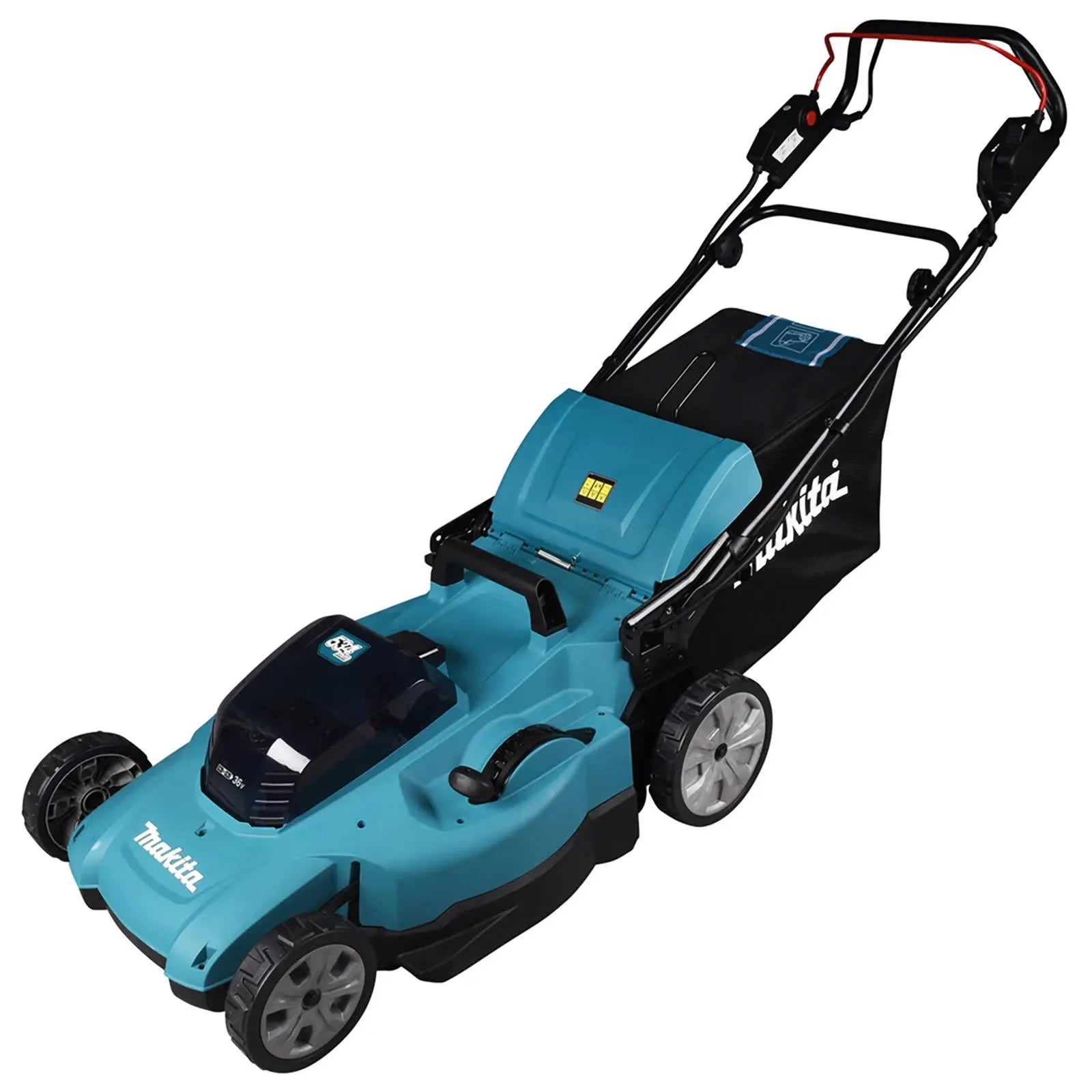Makita 53cm Lawn Mower Twin 18V LXT Li-ion Cordless Garden Grass Outdoor Bare Unit Body Only DLM539Z  White Rose Tools