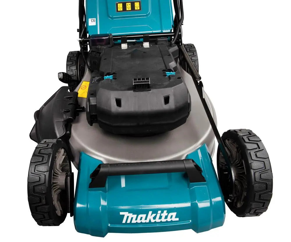 Makita 53cm Lawn Mower and Power Pack Kit 18V 40V Max LXT XGT Li-ion Cordless Garden Grass Outdoor LM001CX3  White Rose Tools