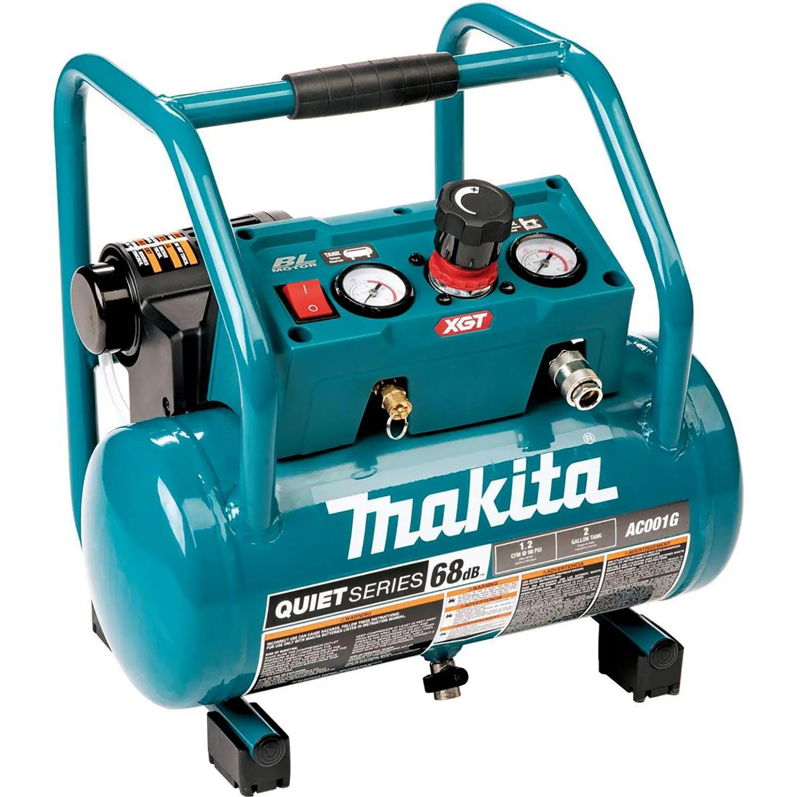 Makita Air Compressor XGT 40V Max Brushless Cordless Portable AC001GZ Body Only  White Rose Tools