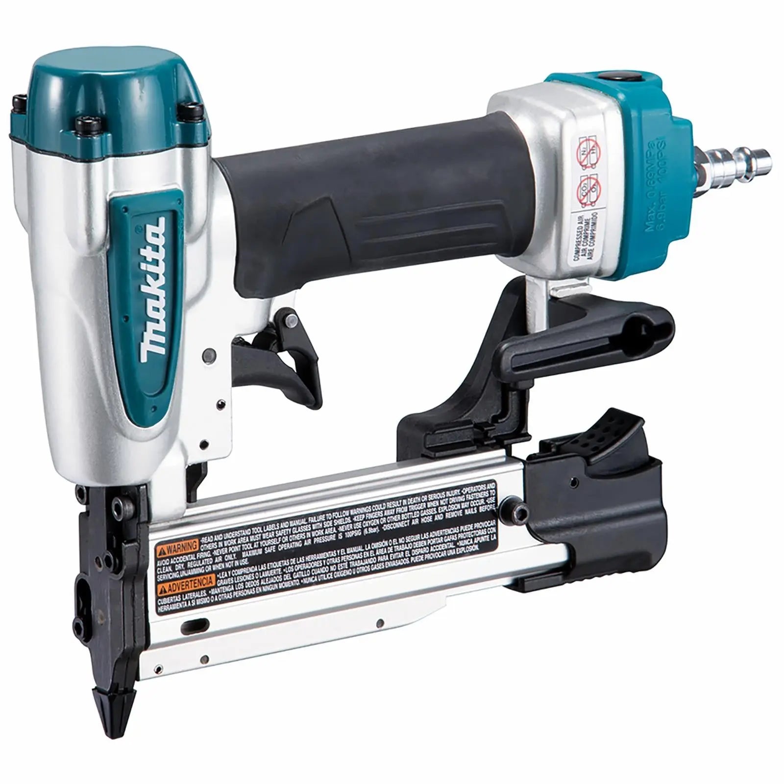 Makita Air Pin Brad Nailer 15-35mm 23 Gauge Nails AF353  White Rose Tools