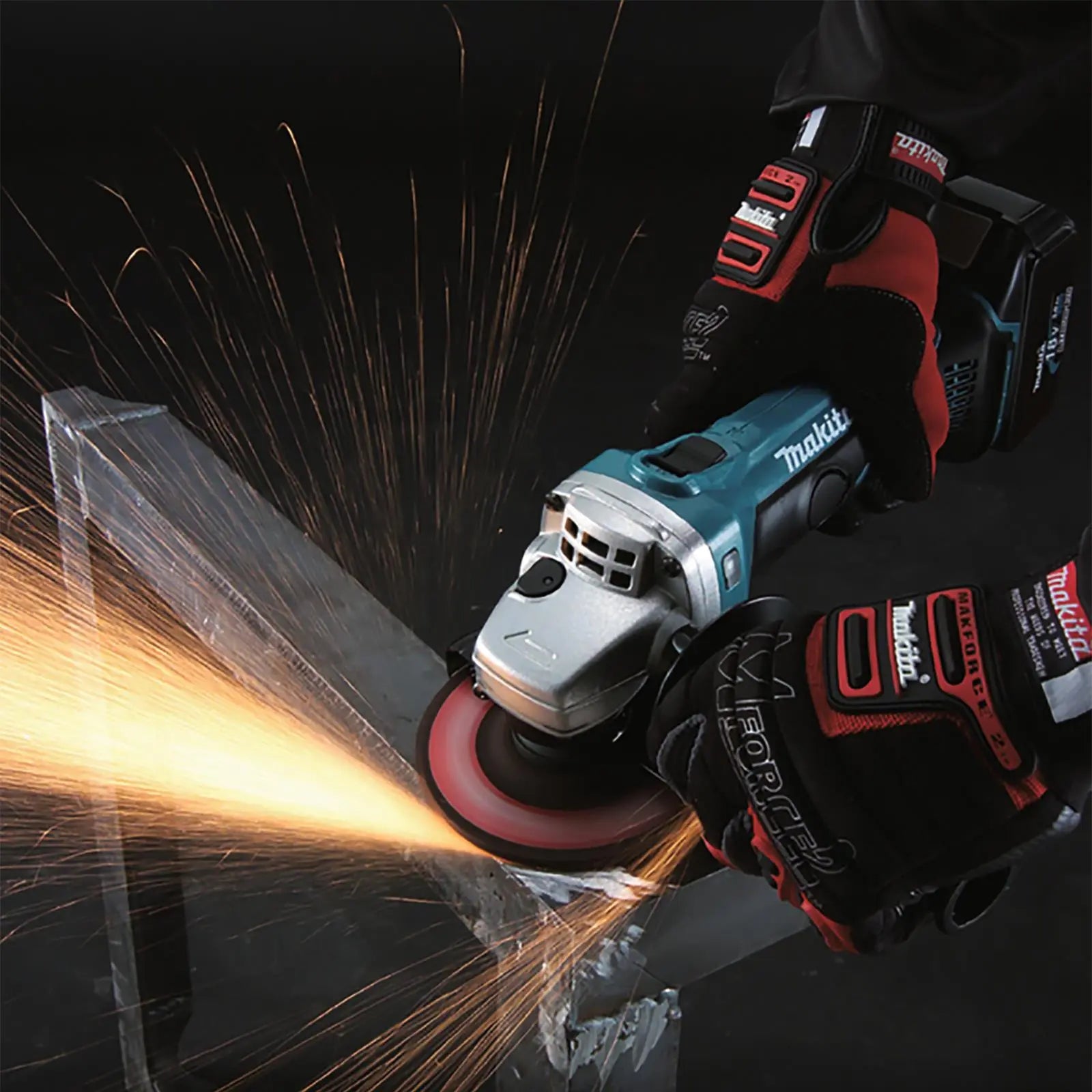 Makita Angle Grinder 115mm 18V Li-ion Slim Body Design Cordless DGA452Z Body Only  White Rose Tools