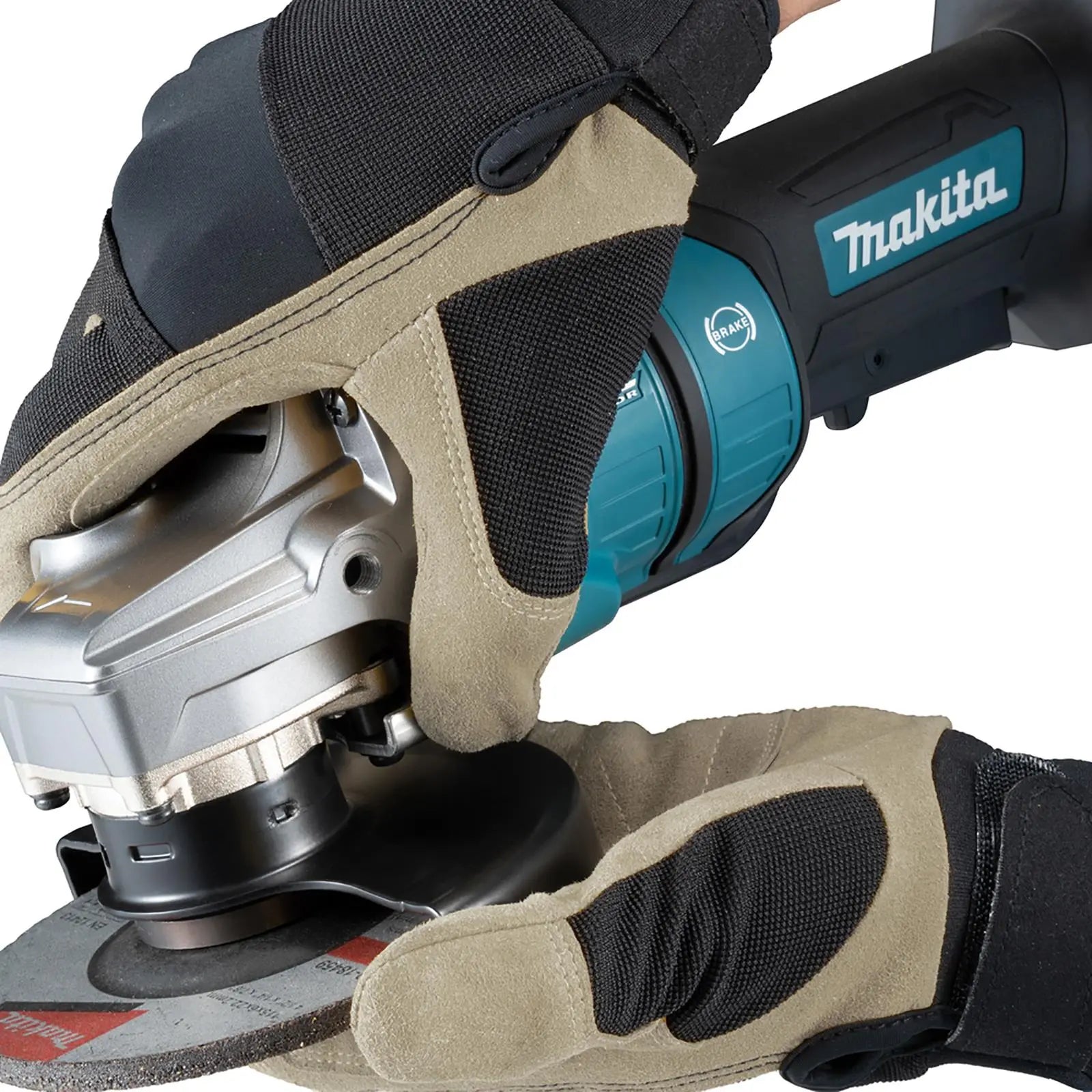 Makita Angle Grinder 115mm XGT 40V Max Li-ion Cordless in Makpac Case GA049GZ01 Body Only  White Rose Tools