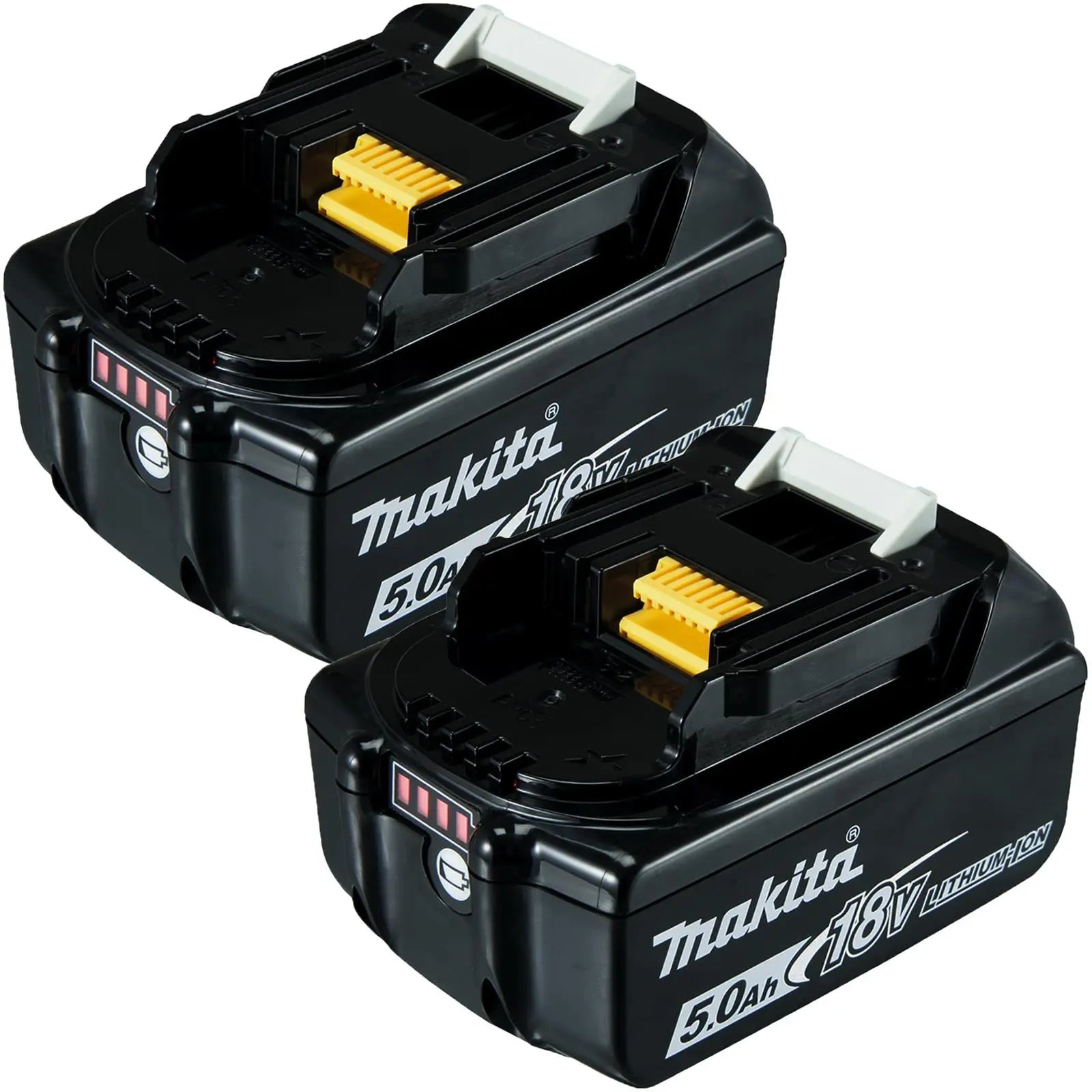 Makita Battery 5.0Ah Twin Pack 18V LXT Li-ion BL1850B  White Rose Tools
