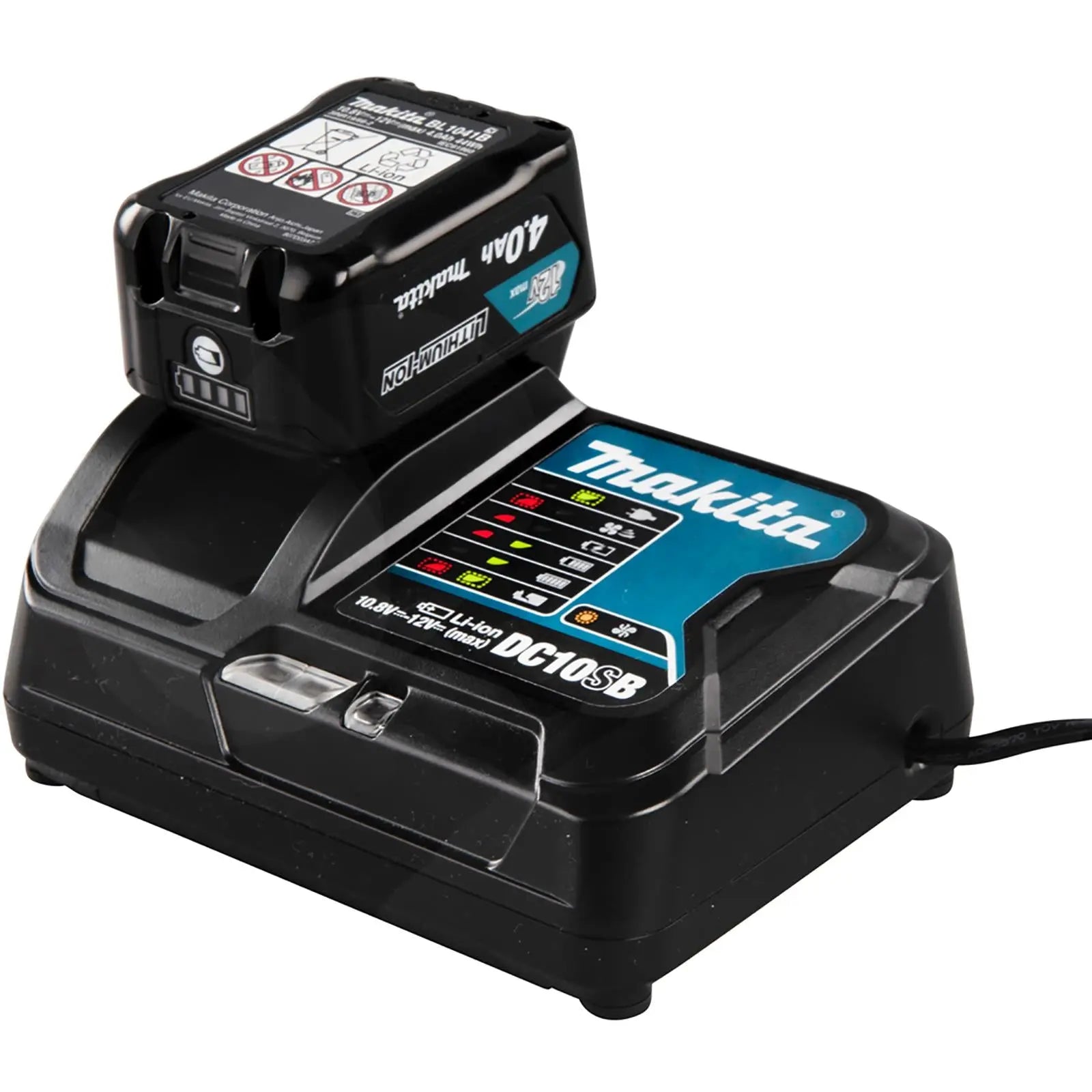 Makita Battery Charger CXT 12V Max Li-ion 2.0Ah 4.0Ah Batteries DC10SB  White Rose Tools