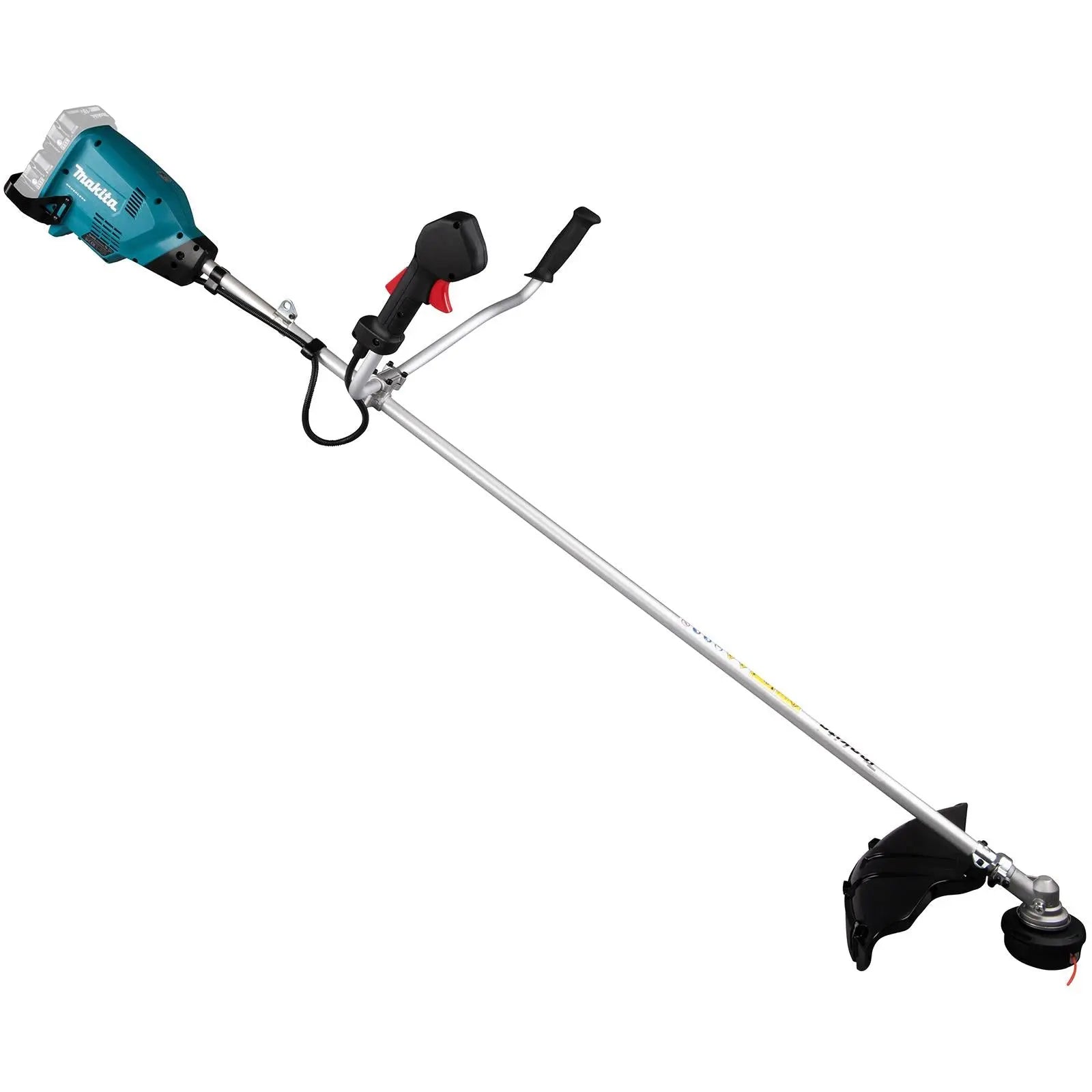 Makita Brush Cutter 2 x 18V LXT Brushless Cordless Garden Lawn Strimming Bare Unit Body Only DUR369AZ  White Rose Tools