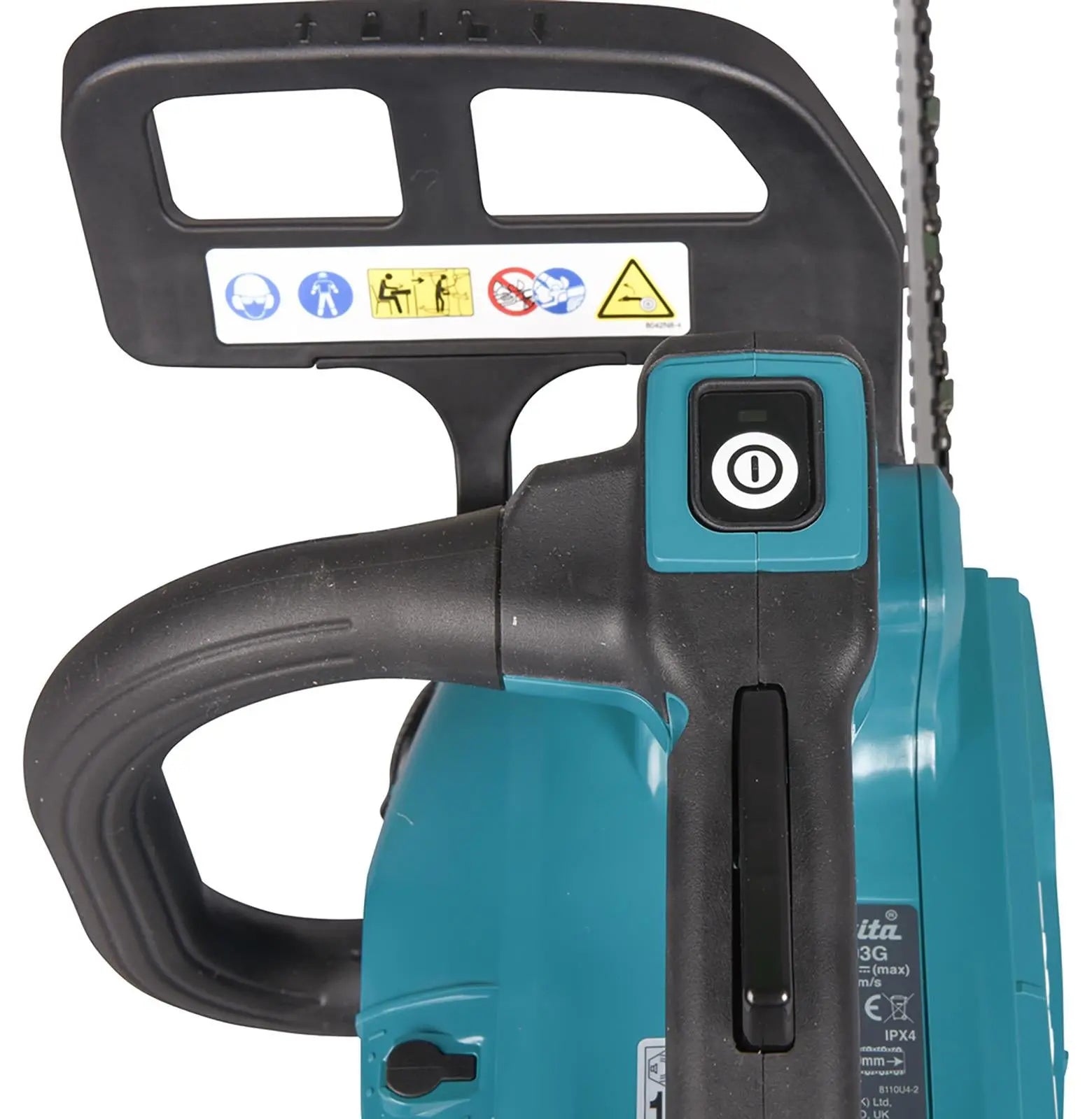 Makita Chainsaw 30cm 12" 40V XGT Brushless Cordless Top Handle Garden Tree Cutting Pruning Bare Unit Body Only UC003GZ  White Rose Tools