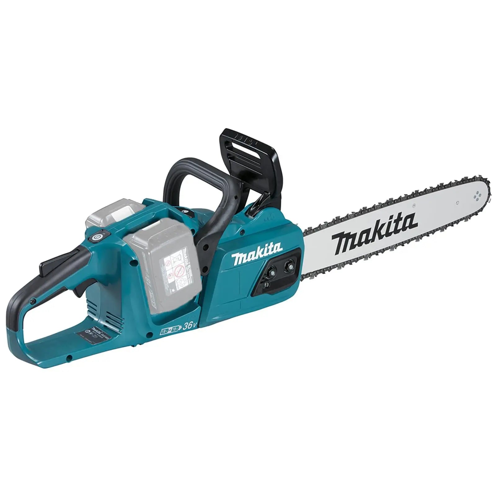Makita Chainsaw 40cm 16" 18V x 2 LXT Brushless Cordless Garden Tree Cutting Pruning Bare Unit Body Only DUC405Z  White Rose Tools