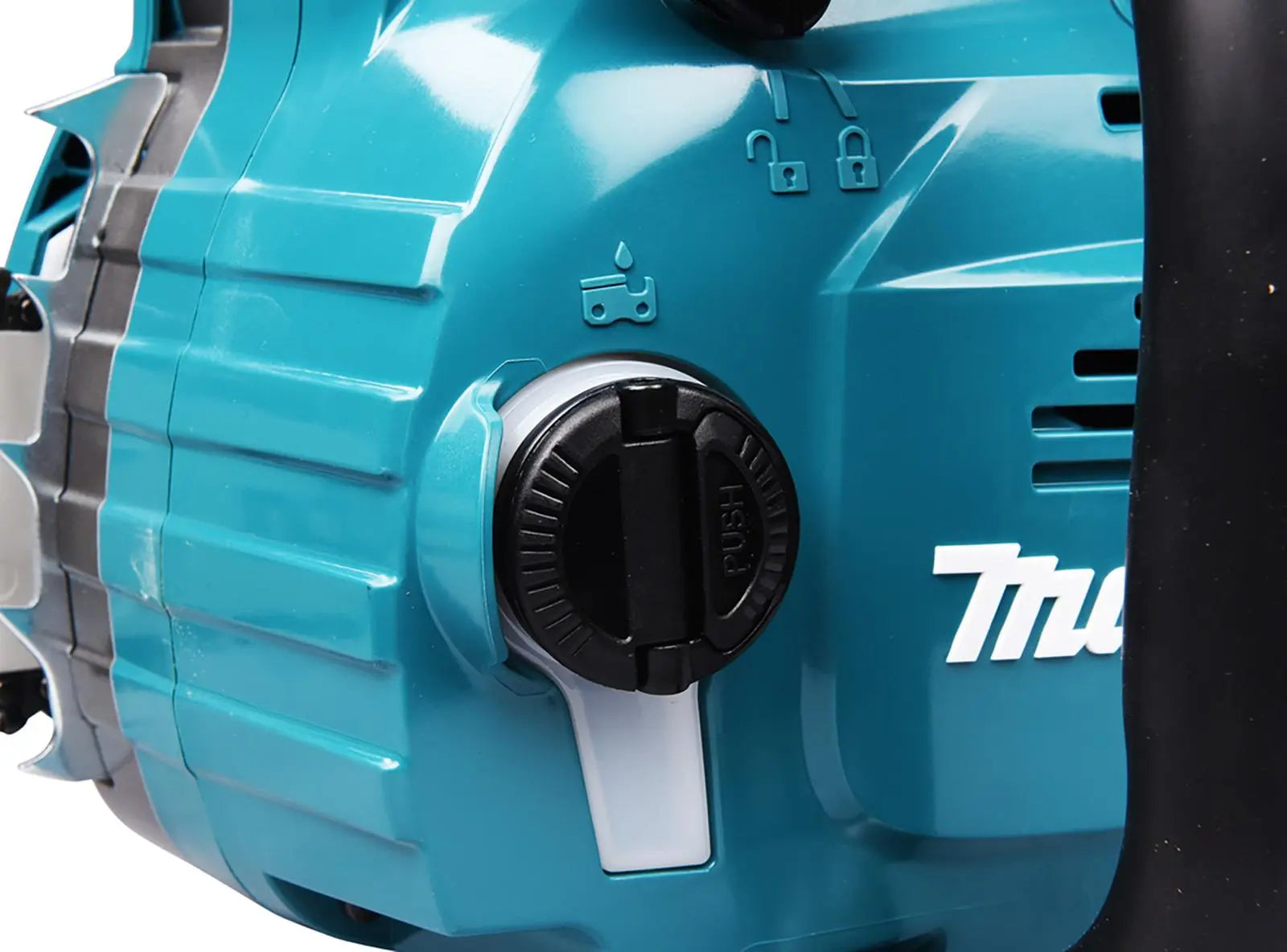 Makita Chainsaw Heavy Duty 30cm 12" 40V XGT Brushless Cordless Garden Tree Cutting Pruning Bare Unit Body Only UC014GZ  White Rose Tools