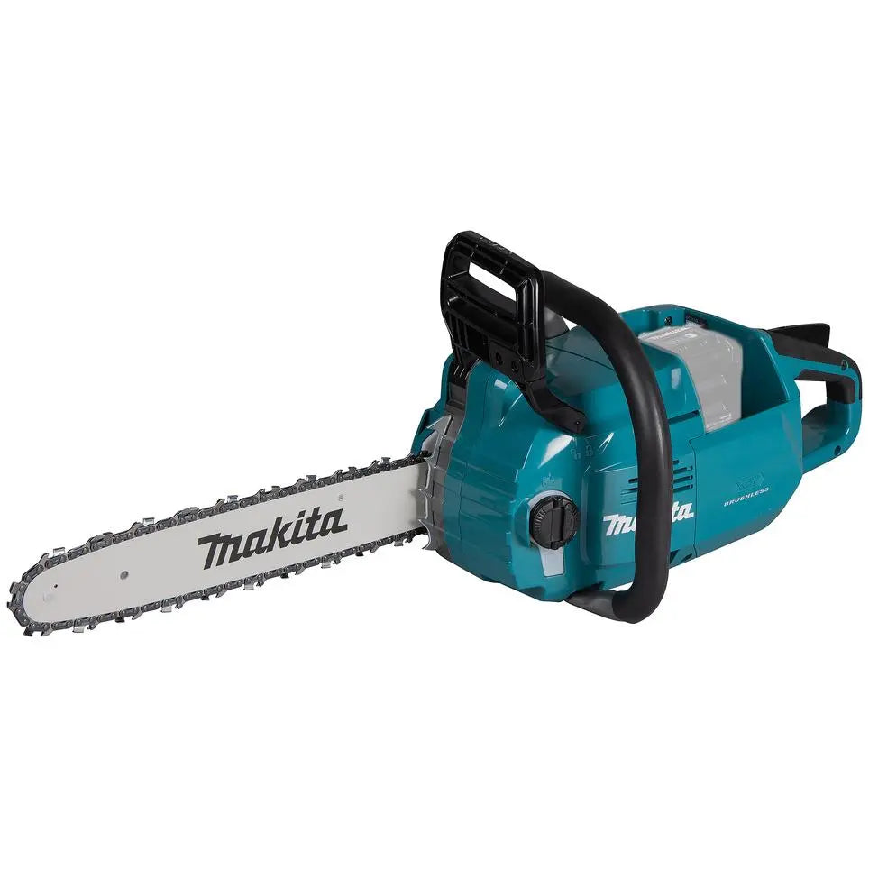 Makita Chainsaw Heavy Duty 35cm 14" 40V XGT Brushless Cordless Garden Tree Cutting Pruning Bare Unit Body Only UC011GZ  White Rose Tools