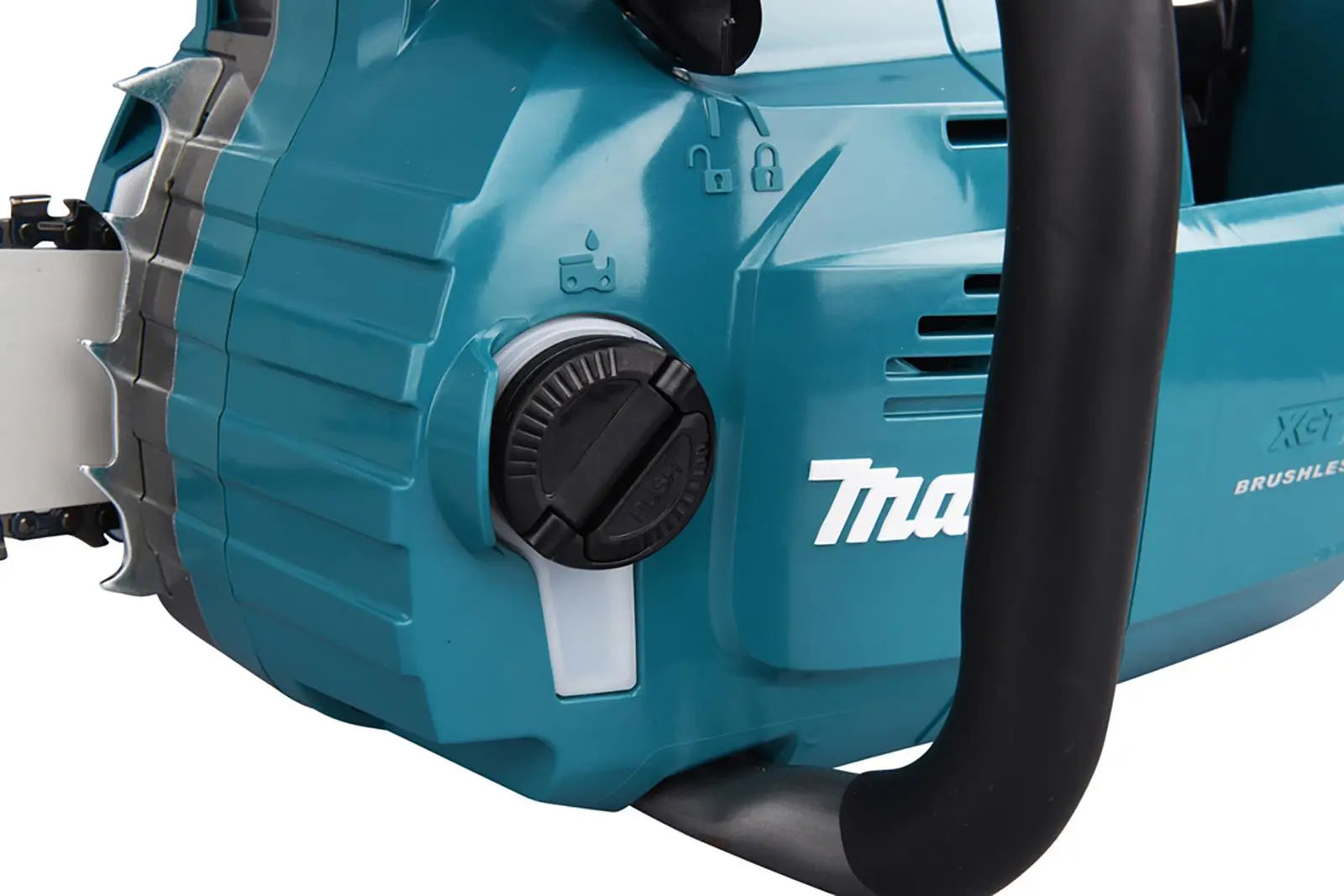 Makita Chainsaw Heavy Duty 35cm 14" 40V XGT Brushless Cordless Garden Tree Cutting Pruning Bare Unit Body Only UC011GZ  White Rose Tools